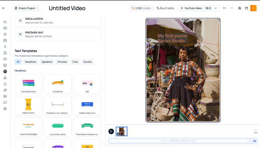 Professional AI Video Editor